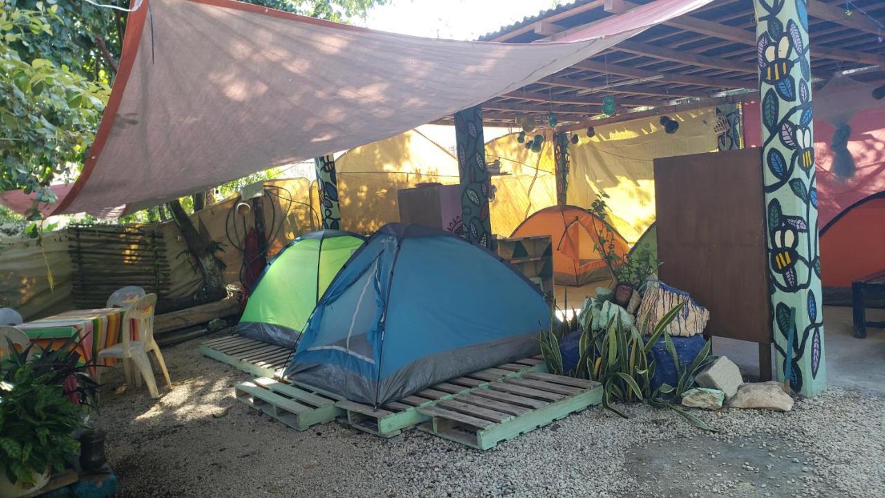 Hostal Y Camping Las G Bacalar Zewnętrze zdjęcie